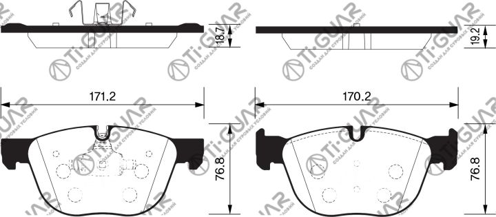Тормозные колодки TG-0094/PN0094* Ti·GUAR Тормозные колодки TG-0094/PN0094* Ti·GUAR