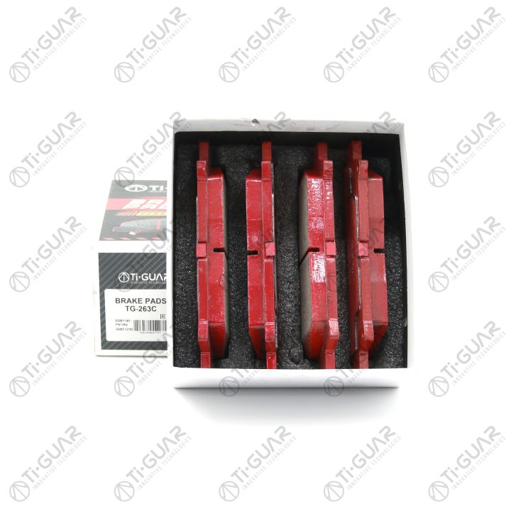 Тормозные колодки TG-263C/PF-1267 (КЕРАМИКА)* Ti·GUAR Тормозные колодки TG-263C/PF-1267 (КЕРАМИКА)* Ti·GUAR
