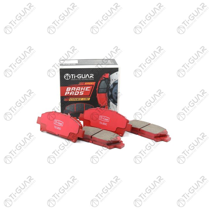Тормозные колодки TG-263C/PF-1267 (КЕРАМИКА)* Ti·GUAR Тормозные колодки TG-263C/PF-1267 (КЕРАМИКА)* Ti·GUAR
